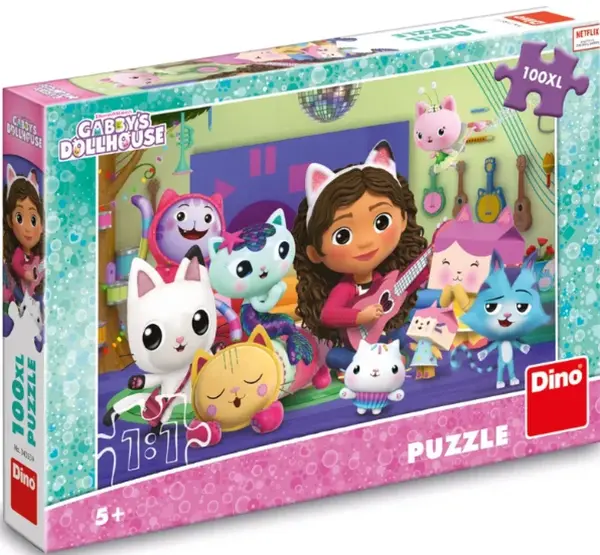 Puzzle Gábi a muzika 100 XL dílků (poškozená)