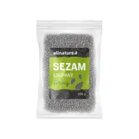 Allnature Sezam černý loupaný 100 g