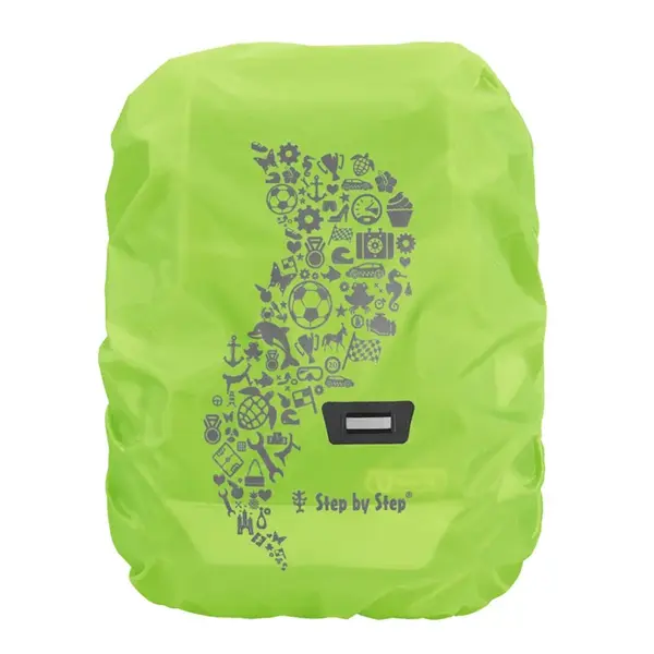 Pršiplášť pre školskú aktovku alebo ruksak, zelená