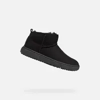 Černé kotníkové boty Geox Theleven Girl