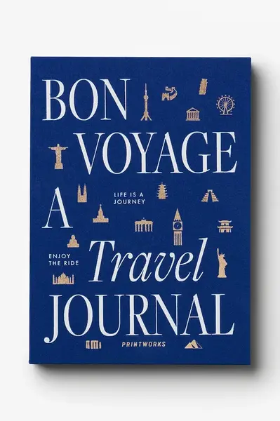 Cestovní deník Printworks Bon Voyage 25 × 18 × 2 cm