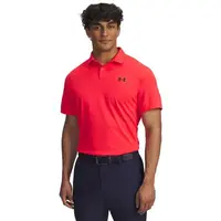 Under Armour UA T2G POLO LB BLK Pánske polo, červená, veľkosť L