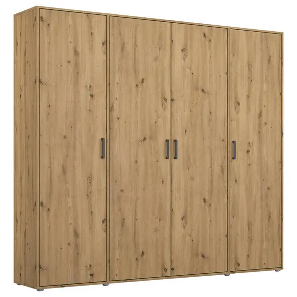 Rauch Möbel ŠATNÍ SKŘÍŇ S OTOČNÝMI DVEŘMI, dub artisan, 187/194/53 cm