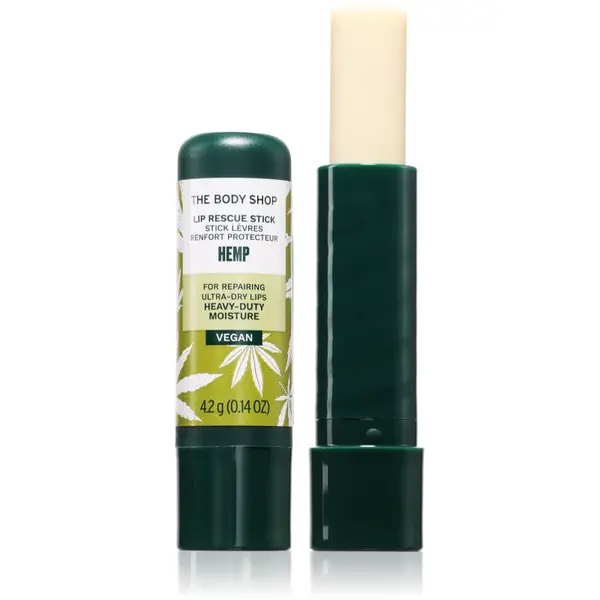 The Body Shop Hemp Lip Rescue Stick intenzívny hydratačný balzam na pery 4.2 g