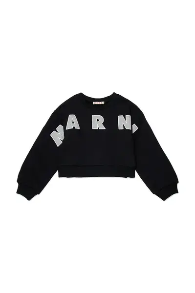 Marni  Detská bavlnená mikina  MS220F SWEAT-SHIRT
