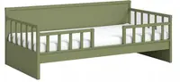 Dětská postel se zábranou 100x200cm habitat - zelená