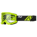 Dětské motokrosové brýle Fly Racing Focus Youth černá/hi-vis, čiré plexi
