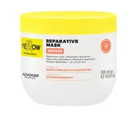 Intenzivní regenerační maska pro poškozené vlasy Yellow Professional Repair Reparative Mask - 500 ml + dárek zdarma