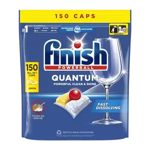 FINISH Quantum All-in-1 Lemon tablety do myčky nádobí 150 ks