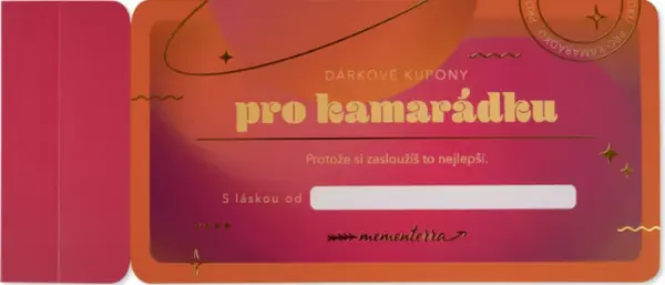 Dárkové kupony pro kamarádku