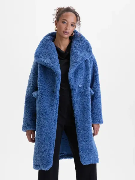Blue Women's Faux Fur Coat ORSAY - Women's