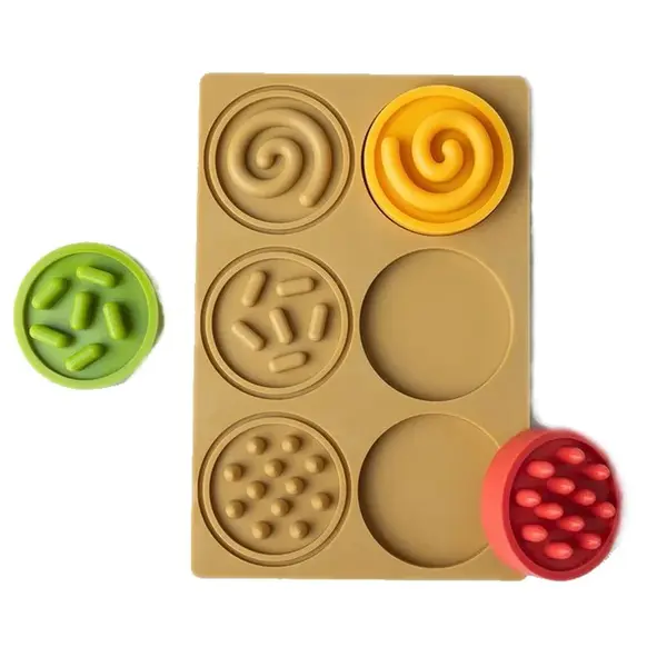 Hencz Toys Puzzle senzorická kolečka, pastelová