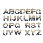 26Pcs Opaque Resin & Wood Pendants