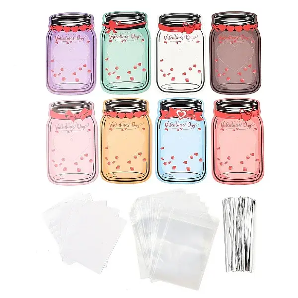 48Pcs DIY Valentine's Day Card Craft Kits