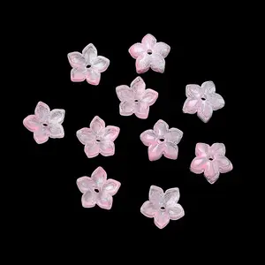 Dyed & Heated Glass Bead Caps