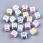 Opaque White Acrylic Beads