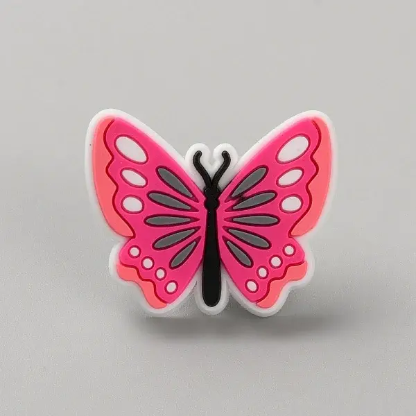 Butterfly Plastic Cartoon Style Straw Toppers