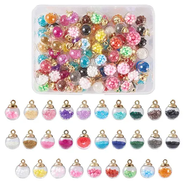 Transparent Glass Globe Pendants