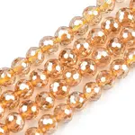 Electroplate Transparent Glass Beads