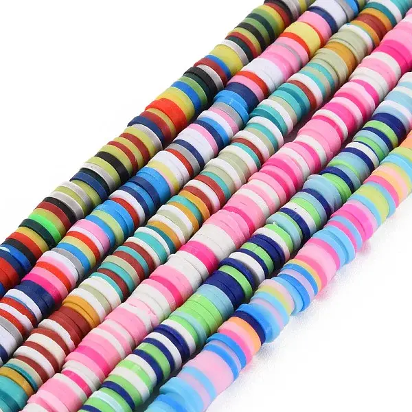 Handmade Polymer Clay Bead Strands