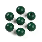 Painted Natural Wood Beads