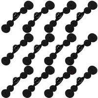 12Pcs Polyester Resin Cheongsam Buckle for Chinese Formal Dress