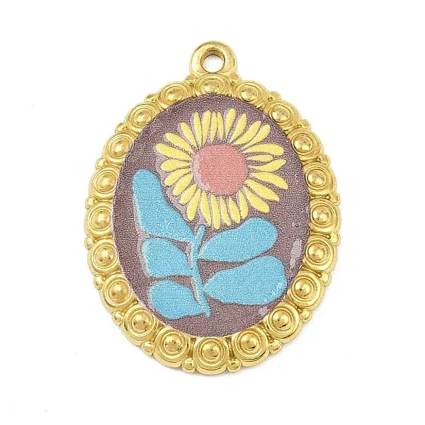 Printed 304 Stainless Steel Pendants