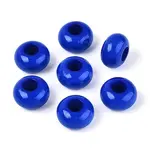 Opaque Acrylic European Beads
