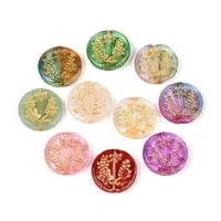 Baking Paint Transparent Glass Beads