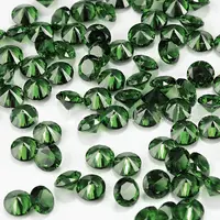 Diamond Shaped Cubic Zirconia Pointed Back Cabochons