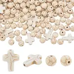 280Pcs 2 Styles Dyed Synthetic Turquoise Beads