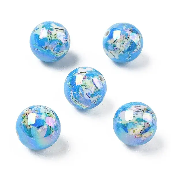 Printing & UV Plating Opaque Acrylic Beads