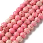 Synthetic Imperial Jasper Dyed Beads Strands