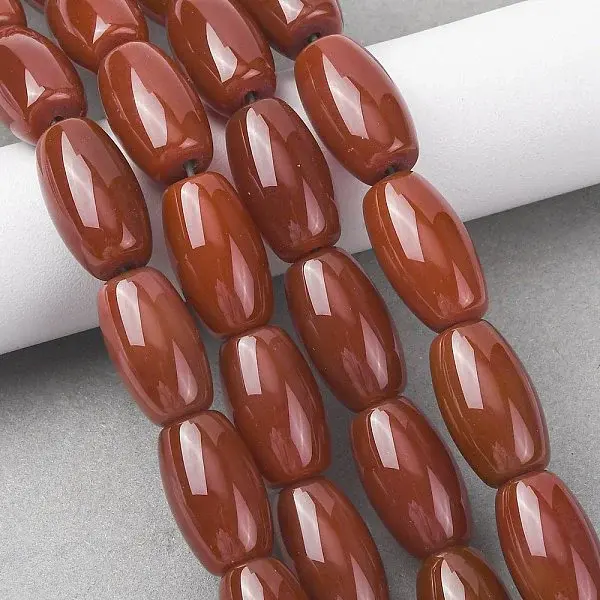 Oval Natural Carnelian Beads Strands