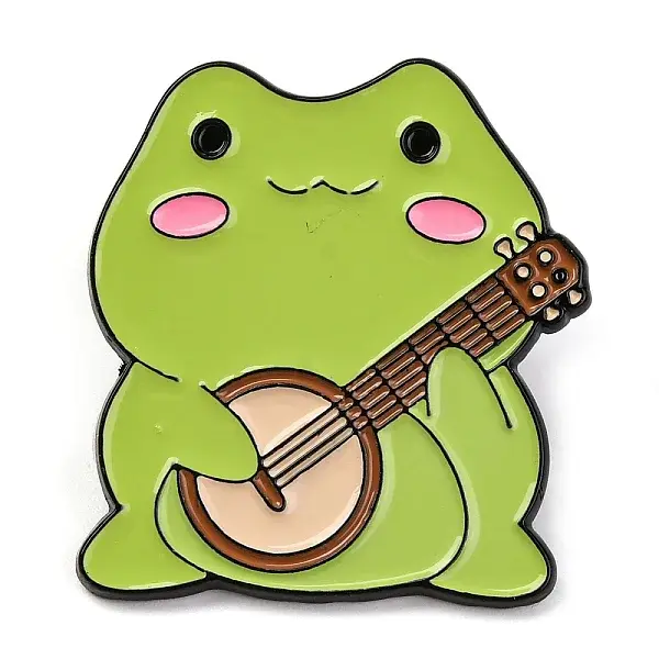 Cartoon Frog Enamel Pins
