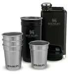 Stanley dárkový set adventure series placatka/butylka 250 ml + panáky 4ks černá
