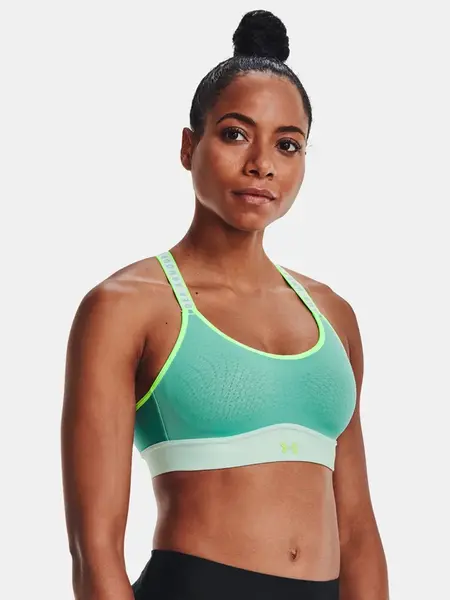 Under Armour Podprsenka UA Infinity Mid Bra Blocked-GRN - Dámské