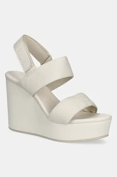 Sandále Calvin Klein Jeans WEDGE SANDAL WEBBING IN
