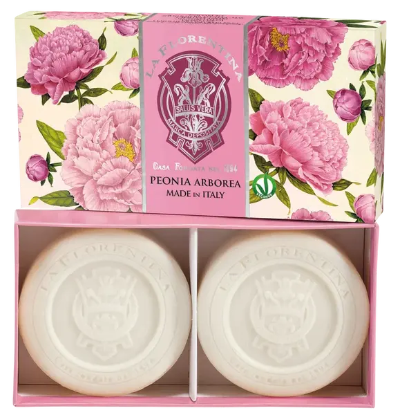 LA FLORENTINA Kazeta mydiel Peonia Arborea 2 x 115 g