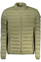 Prešívaná bunda v olivovej farbe