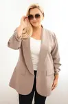 Elegantný plus size blejzer Kesi