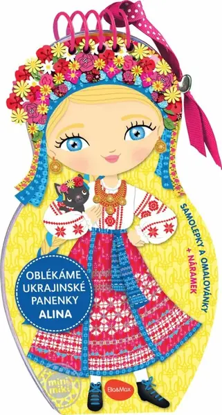 Oblékáme ukrajinské panenky - Alina (poškozená) - Charlotte Segond-Rabilloud, Julie Camel