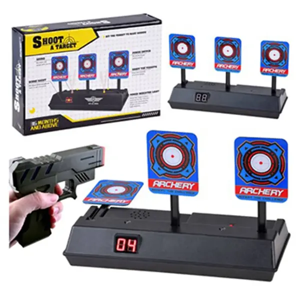 MG Strike elektronický terč (3 terče), čierny