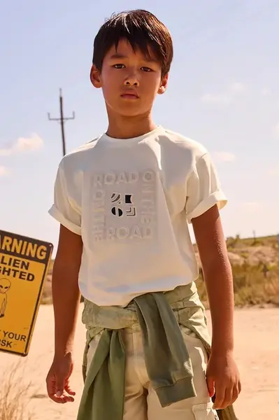 Dětské bavlněné tričko Mayoral