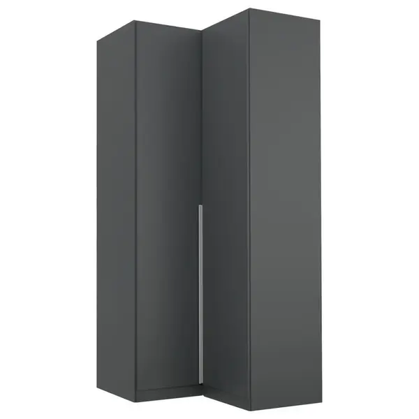 Rauch Möbel ROHOVÁ ŠATNÍ SKŘÍŇ, šedá, 100/229/102 cm