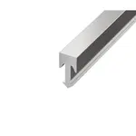 Lišta deliaca "T" Eviso chróm leštený, mosadz dĺžka 270 cm, výška hrany 2 mm, FLMF0002
