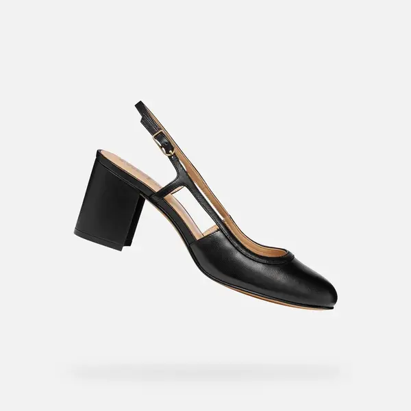 Čierne dámske lodičky Geox Virnilisa 65