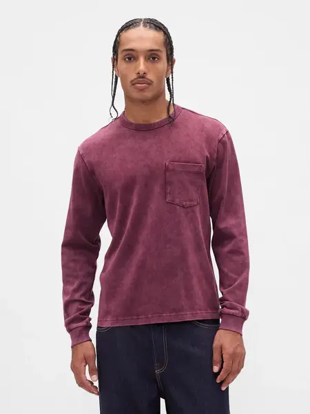 GAP pánske tričko s dlhým rukávom