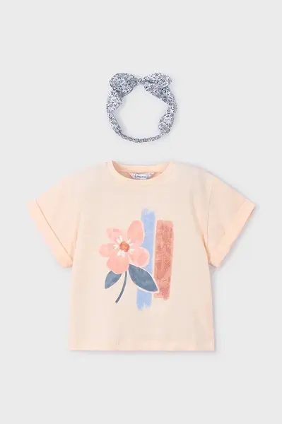 Dětské bavlněné tričko Mayoral