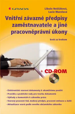 E-kniha: Vnitřní závazné předpisy zaměstnavatele a jiné pracovněprávní úkony od Neščáková Libuše
